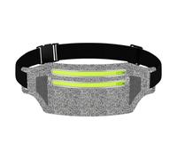 Waterproof Running Fanny Pack - Adjustable Unisex Sport Waist Bag | Breathable Phone Holder Belt For Fitness, Jogging, Walking And Outdoor Training, Hiking & Cycling., Gray, Se référer à la