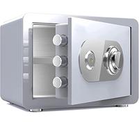 Waterproof Safe for Home Fire-Proof and Anti-Smashing Mechanical Small Household Steel Lockers Waterpr,White