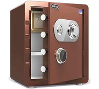 Waterproof Security Digital Cabinet Safe Steel Mechanical, Fireproof Anti-Theft Small Household, Hotel/Office/Bank Safety Storage Box, 5 Colors (Co