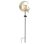 Waterproof Solar Lights, Moon Fairy Garden Stakes, Outdoor Decor with Solar Powered Glow, Durable Landscape Lantern, Patio Pathway Lighting with Decorative Style, Yard Illumination Set