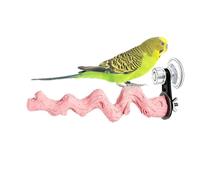 Waterproof Spiral Design Nail Filing Play Bird Perches Suction Cup