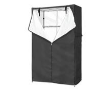 Waterproof Storage Shelf Cover With Front Zipper Design - Clear Window Dustproof Waterproof Oxford | Clothing Rack Protector For Warehouse Shed Laundry Basement Attic Kitchen Pantry Office Patio