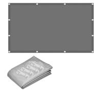 Waterproof Sun Shade Sail 3 x 3 m Rectangle, 95 % UV Protection Canopy Awning for Patio, Garden, Balcony, Outdoor Events, Party, Pergola (gris, 6 x 10 m)