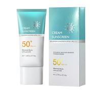 Waterproof Sunscreen, Natural Sun Block, 4.33x1.57x1.18 inches 50g UV Protection Cream, Non-Greasy Moisturizing Formula, Lightweight Facial Wash for Swimming, Beach, Daily, Outdoor Use