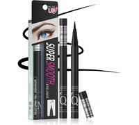 Waterproof Super Liner,Eyeliner Liquide Semi,Crayon-Permanent,Tracé Précis,Black,Sans Transfert,Longue Tenue -Mate - Application Facile-Couleur Intense,Intérieur Et Extérieur De L'oeil
