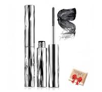 Waterproof & Sweatproof Lengthening & Curling Mascara,2025 Eyelash Primer Before Mascara,Made with Spiral-Threaded Brush,Build Fuller 3D Lashes, Clump-, Smudge- and Flake-Free (1PCS)