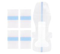 Waterproof Swimming Pads, 4x Soft Discreet Patch, Silicone Protective Liners, Extended Wear Hygienic Pads for Swimsuits, Daily Use, Spa, and Water Sports, Travel, 16.54x6.5 Inches