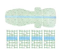 Waterproof Swimming Pads, 4x Soft Discreet Patch, Silicone Protective Liners, Extended Wear Hygienic Pads for Swimsuits, Daily Use, Spa, and Water Sports, Travel, 16.54x6.5 Inches