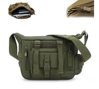Waterproof Tactical Military Multi-Pocket Crossbody Bag Shoulder Bag Bag Belt Sling Bags Laptop for Working Hunting Camping (D)
