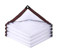 Waterproof Tarp - Clear Rainproof Sheet for Outdoor Protection | PE and PP Material with Windproof Edges, Transparent Sunshade Cover, for Garden, Camping, Picnic, Farm, Beach