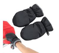 Waterproof Thermal Mittens, 2.36 inche Fleece Lined Stroller Gloves Hand Warmer for Protection, Comfort, Electric Vehicles, Rainy Cycling, Outdoor Travel, Baby Stroller Accessories, Warm Winter Gear f