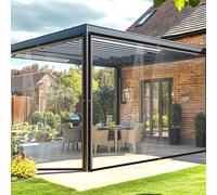 Waterproof Transparent Tarpaulin 2 x 6 m with Eyelets Elastic Rope Outdoor Protective Cover Dustproof for Greenhouse,Garden,Furniture,Cover Plants Balcony