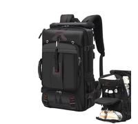 Waterproof Travel Backpack - Large Capacity Lightweight Bag for Hiking, School, Camping | Ergonomic Comfortable Backpack with Multiple Compartments for Outdoor Travel, Beach, College, Commuting, A