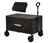 Waterproof Wagon Cover, Heavy Duty Cart Protector, 600D Oxford Fabric
