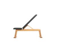 Waterrower WeightBench Chêne Cuir Véritable Noir - Nos bancs et stations de musculation
