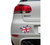 WaterShed Designs Autocollant pour voiture, camionnette, ordinateur portable, portes ou murs Motif drapeau du drapeau du drapeau du RoyaumeUni Idéal pour campingcars, caravanes, voitures et