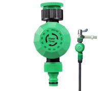 Watertimer - Contrôleur mécanique d'irrigation ABS de 14 cm | Dispositif de minuterie d'arrosage réglable | Automatise l'arrosage de la pelouse et du patio pour un soin des et