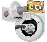 WATERTWIN Adaptateur de réservoir d'eau pour camping | Accessoire caravane campeur | Bouchon de réservoir d'eau avec connexion Gardena (adaptateur pour bouchon de réservoir à 2 broches D: 78)