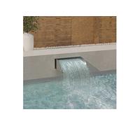 vidaXL Cascade pour piscine et jardin 45x34x14 cm Acier inoxydable 304 148877
