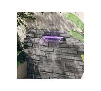 vidaXL Watervaloverlaat met RGB LED's 45 cm acryl151402 G