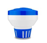 WaterWarden Distributeur Flottant de Produits Chimiques pour Piscine - Support de Tablette de Chlore ou de Brome XL de 19,1 cm - Flotteur réglable pour piscines, jacuzzis et spas - Peut contenir