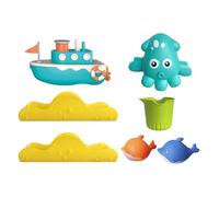 Waterwheel Bath Toys, Kids Fun Game, Tub Toy Set with Splash Action Design, Kids Bath Toy, Play Accessory with Easy Use, Play Gear for Home Hotel Outdoor Travel Pool Beach
