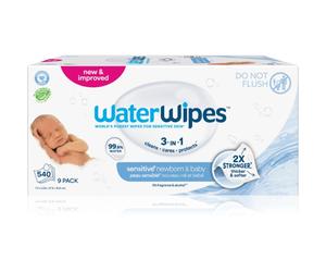 WaterWipes Baby Wipes 9 Pack lingettes douces pour bébé 9x60 pcs