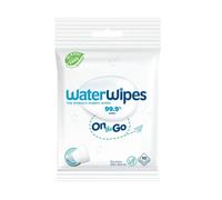WaterWipes – Lingettes bébé On The Go – 99,9% d'eau, non parfumées, sans plastique – 10 lingettes