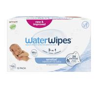 WaterWipes - Lingettes pour les fesses - Peau sensible - 12 x 60 pièces - 99,9% Eau - Sans plastique