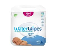 WaterWipes Lingettes Pures Lot de 4 + 1 gratuit