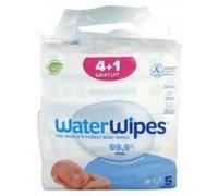 Waterwipes Lot de 4 x 60 Lingettes + 60 Lingettes Offertes - Lot 5 x 60 lingettes