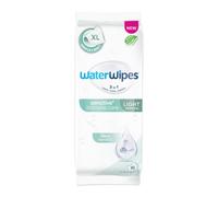 WaterWipes Sensitive Personal Care Light, lingettes pour l'incontinence | éliminent les odeurs, lingettes texturées XL, sans parfum, 30 lingettes