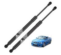 WateryWave 2X Verin de Coffre pour BMW 3er E46 318 320 323 325 330 M3 Cabriolet 2000-2007 Vérin Hayon Verin Hydraulique de Coffre Noir Verin a Gaz Remplacer #8227895, 20927587,51248227895