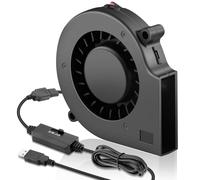Wathai Ventilateur radial 75 mm x 15 mm 5 V USB DC Brushless Turbo Ventilateur de refroidissement