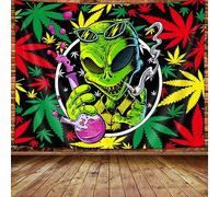 Wathon Tapisserie murale psychédélique pour chambre à coucher, tapisserie murale psychédélique tie-dye pour homme, esthétique, hippie, décoration murale pour dortoir, décoration d'intérieur, 152,4 x