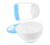 WATIIFUFU 1 bol de moulin contenant de nourriture pour bébé presse-purée pour bébé bol de broyage manuel couverts pour enfants poussette landau bebe bol de broyage pour bébé bol de pilon