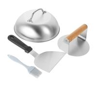WATIIFUFU 1 Ensemble Set Burger Inoxydable Outil pour Préparer des Hamburgers Maison Extérieur Accessoire de Cuisine pour BBQ