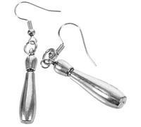 WATIIFUFU 1 Paire De Boucles D'Oreilles Boule De Bowling, Boucles D'Oreilles Pendantes, les Bowling, les Sport, Bijoux les, les Pendantes
