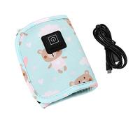 WATIIFUFU 1 Pc Chauffe-biberon De Biberon Pour Bébé Chauffe-lait Pour Biberon De Voyage Pour Biberon Chauffe Biberon De Voyage Sacs Chauffants Velours Composite Green