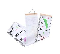 WATIIFUFU 1 Pc Règle De Hauteur De Dessin Animé Autocollants Amovibles Courbe De Croissance Des Enfants Règle De Mesure De Toile Enfant Stickers Autocollants Pour Enfants En Bois Colorful