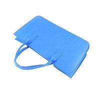 WATIIFUFU 1 Pc Shopping en Feutre d'épaule fourre-Tout à Main Pochette Rangement Pochette de Rangement écologiques Pochette de Courses Blue