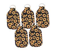 WATIIFUFU 1 Set 5Pcs 30Ml Ensemble De Bouteilles D' Ensemble De Rouge À Lèvres Ensemble Porte-Clés Matériel De Plongée Ensemble De Bouteilles À Main Pochette À Clipser Bouteille De