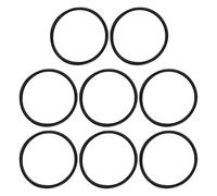 WATIIFUFU 10pcs Anneaux en Caoutchouc Antichocs pour Supports de Micro, Bande Élastique Noire Absorbant les Vibrations pour Studio et Diffusion