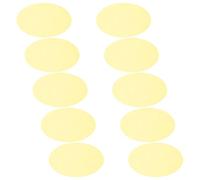 WATIIFUFU 10pcs Feuilles Autocollantes Diffuseur Lumière Chaude Jaune pour Spot LED, Film Pet Rond 12x12cm, Installation Facile pour Ambiance Photo et Pièce