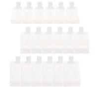 WATIIFUFU 18 Sachets Souples Multifonctions pour Lotion 30-100 Ml en Pet Pa Pe, Design Tridimensionnel, Pochette de Voyage Portable pour Rangement de Produits de Toilette