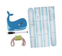 WATIIFUFU 1ensemble Toise Amovible Décalque Animaux Cartoons Pour Mesurer La Stickers Muraux Et Pour Chambre Crèche Et De