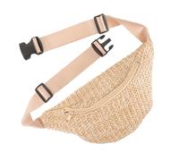 WATIIFUFU 1pièce Sac à Bandoulière Imitation Paille Tissée Mini Sac De Pratique pour Activités Estivales pour Shopping Sorties