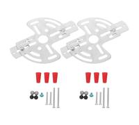 WATIIFUFU 2 Jeux de Supports de Fixation pour Plafonnier en Fer Robuste Plaques de Montage 550 X 393 X 004 Suspendre et Lustres Compatibles Murs Plâtre et Béton Installation