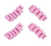 WATIIFUFU 2 Paires Accessoires Surface Lisse sans Bavures en Silicone de Branches de Lunettes Structure Type Carte, Remplacement Facile pour Garçon et Filles et Étudiants pour École et