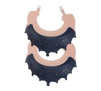 WATIIFUFU 2 Pièces Bonnet de bain chapeau de pour garde de lavage de cheveux d'enfant en âge casquette de bain bebe casquette bebe capuchons protecteurs de shampoing Navy